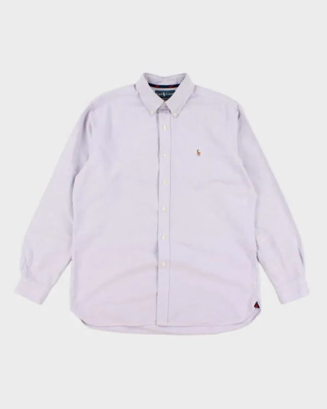 Vintage 90s Ralph Lauren Purple Shirt - L sold by Rokit