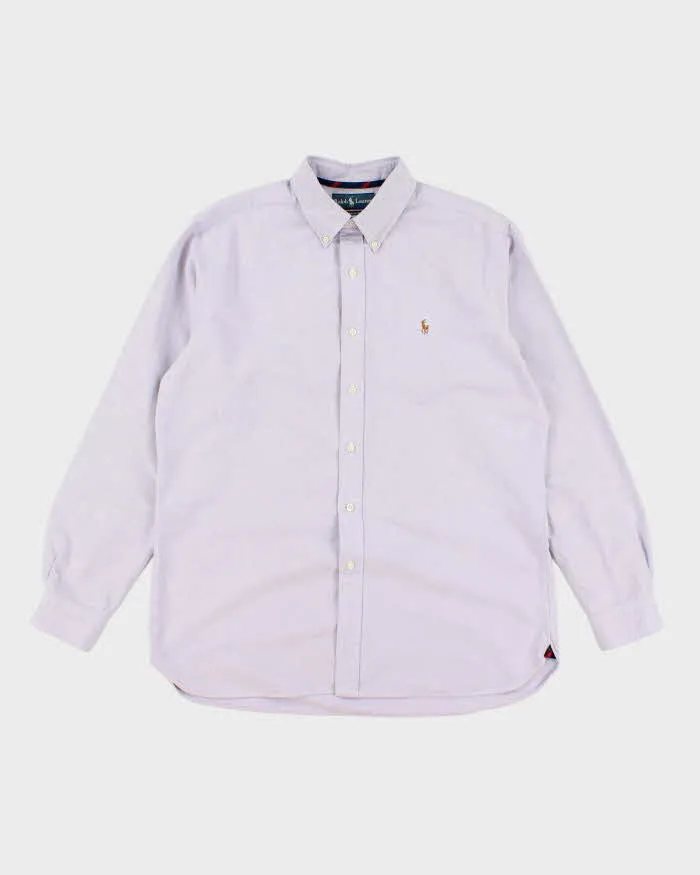 Vintage 90s Ralph Lauren Purple Shirt - L sold by Rokit