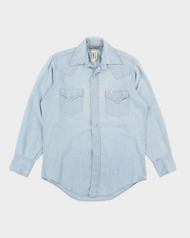 90s Bar-b Western denim Shirt - M sold by Rokit