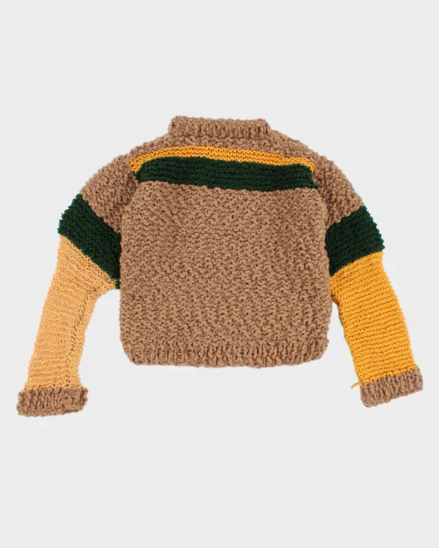 Handmade Unique Knit Jumper - M sold by Rokit