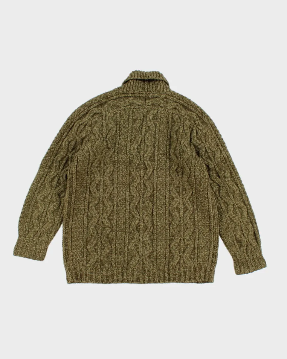 Vintage Grandad-core Chunky Knit Cardigan - M sold by Rokit product image thumbnail 2