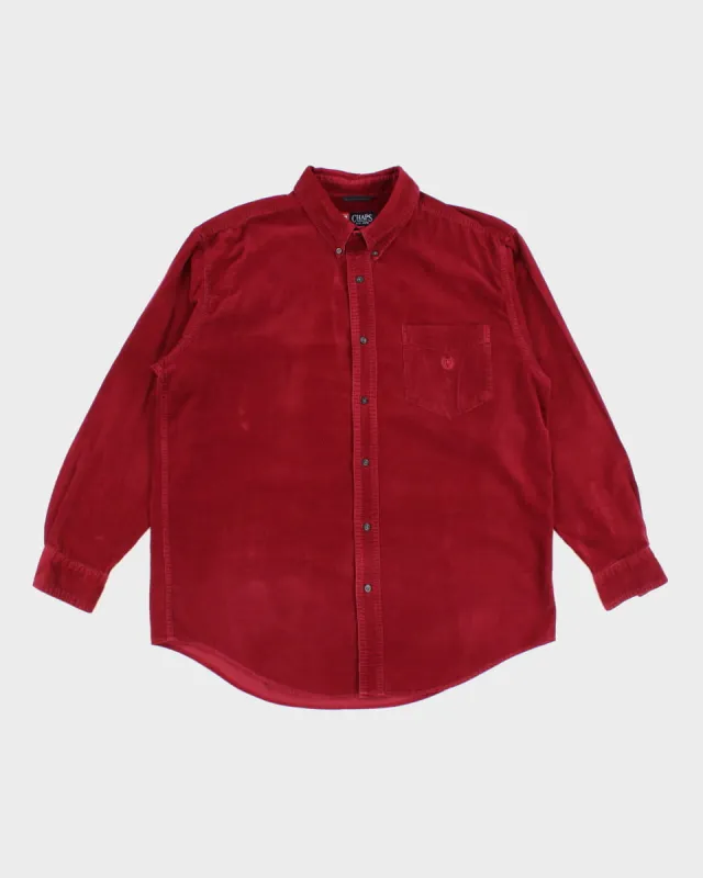 Vintage 90s Chaps Corduroy Shirt - L made by Chaps