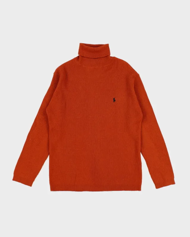 Vintage 90s Polo By Ralph Lauren Wool Turtleneck - M sold by Rokit