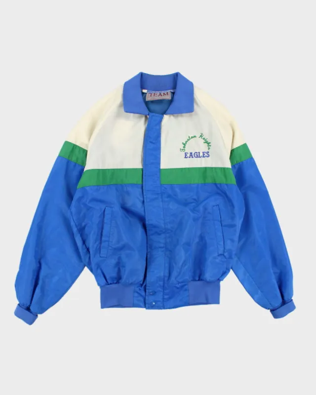 Vintage Mens Satin Finish Varsity Jacket - M sold by Rokit