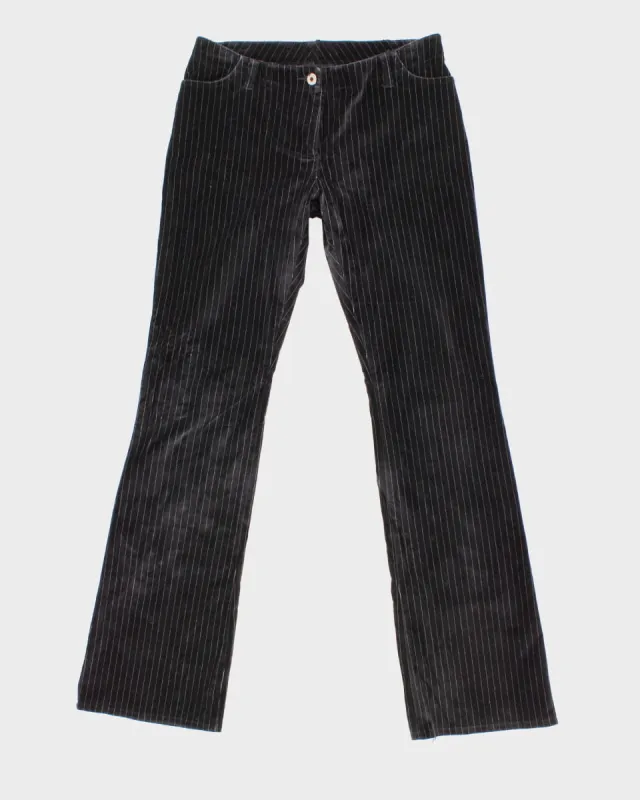 Vintage 90s/00s Guess Velvet Pinstripe Trousers - W30 L31 sold by Rokit