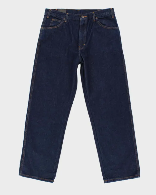 Deadstock Mens Dickies Dark Blue Wash Straight Leg Jeans - M sold by Rokit