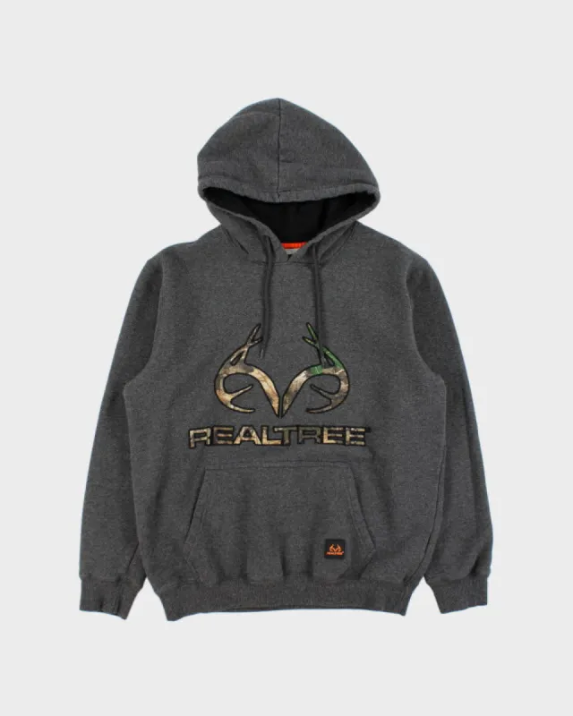 Real Tree Grey  Hoodie - S sold by Rokit