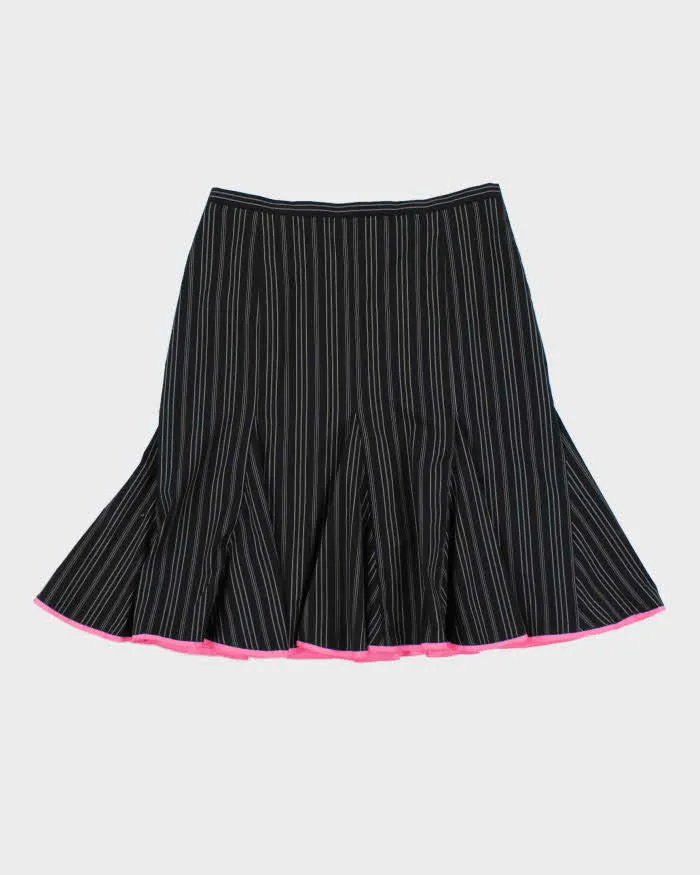 Y2k 00s Gloria Gaudette Pin Stripe Skirt - S sold by Rokit