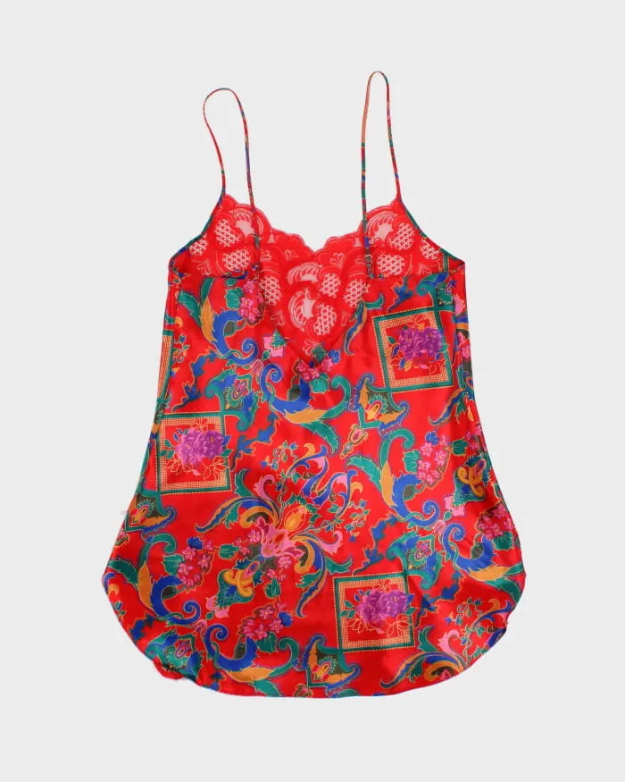 Vintage 90s Victoria's Secret Patterned Slip Dress - S sold by Rokit product image thumbnail 2