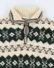 Mens Cream Hand Knit Wool Sweater - XL sold by Rokit