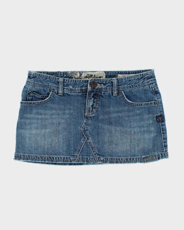 Y2k 00s Billabong Denim Mini Skirt - S sold by Rokit