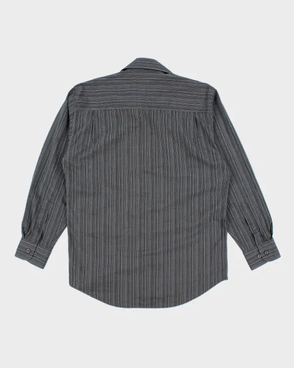 Pierre Cardin Grey Stripe Shirt - S sold by Rokit product image thumbnail 2
