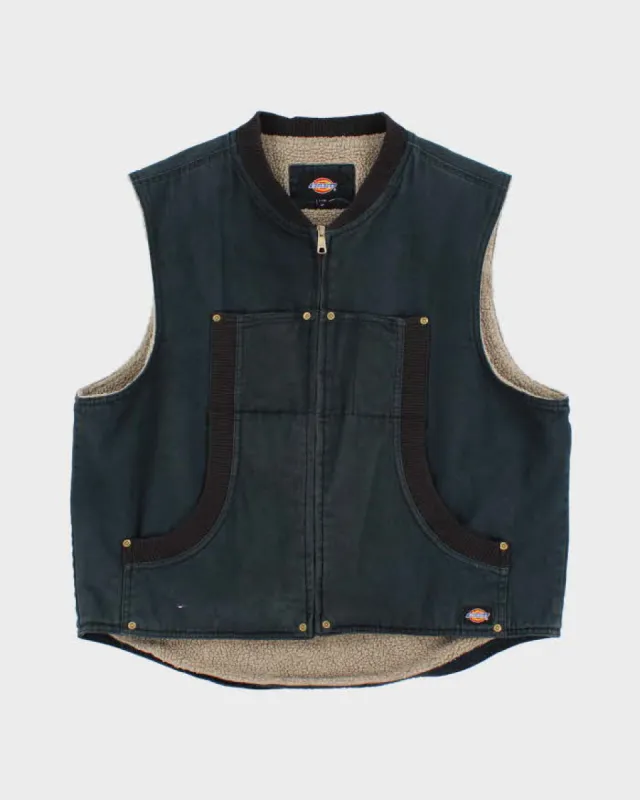 Vintage 90s Dickies Fleece Lined Workwear Vest - L sold by Rokit