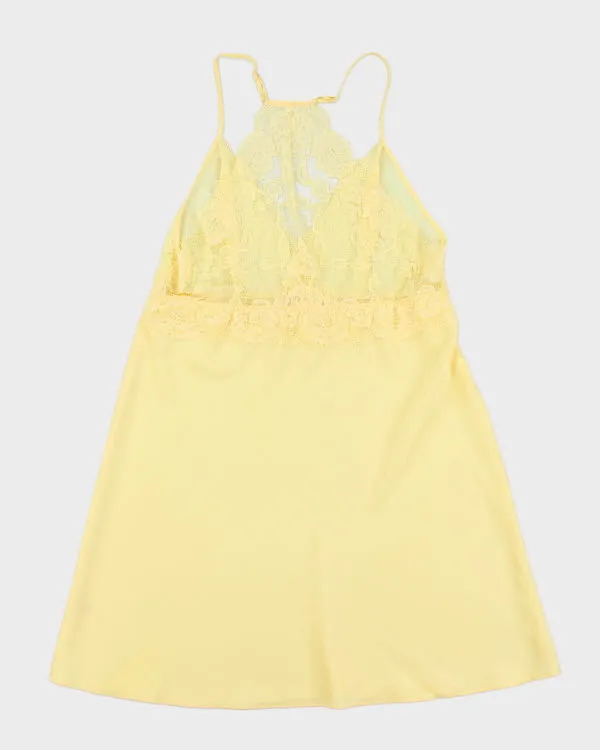 Y2k 00s La Vie En Rose Yellow Slip Dress - L sold by Rokit product image thumbnail 2