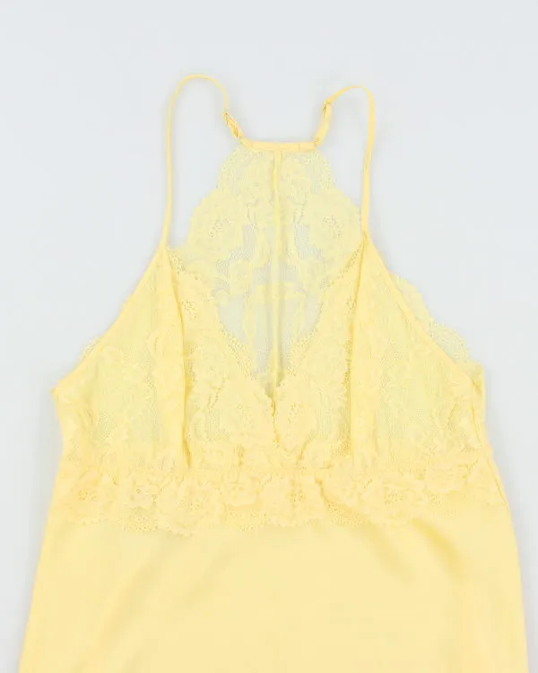 Y2k 00s La Vie En Rose Yellow Slip Dress - L sold by Rokit product image thumbnail 4