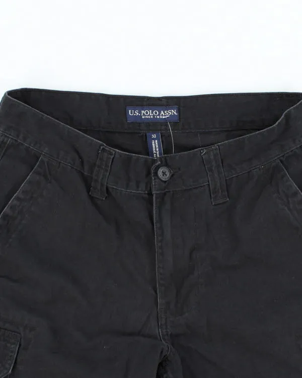 U.S. Polo Assn. Black Cargo Shorts - W32 sold by Rokit product image thumbnail 3