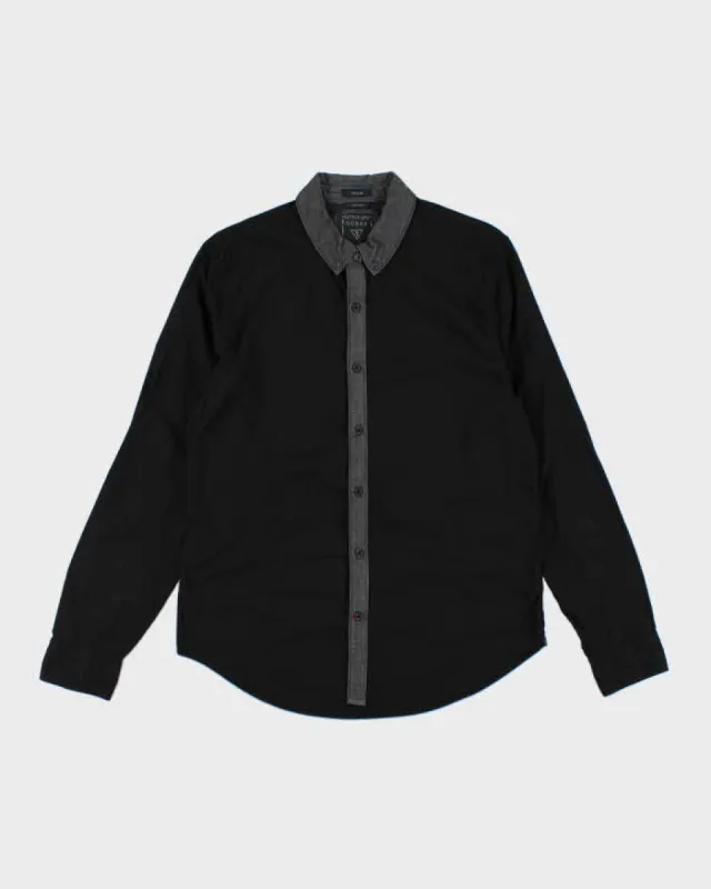 Y2k 00s Guess Black Long Sleeve Shirt - M sold by Rokit