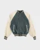 Vintage 90s Denim Varsity Style Bomber - XS sold by Rokit