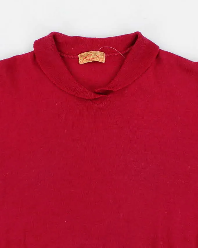 Vintage 50s Jantzen Kharafleece Short Sleeve Knit Tee - L sold by Rokit product image thumbnail 3