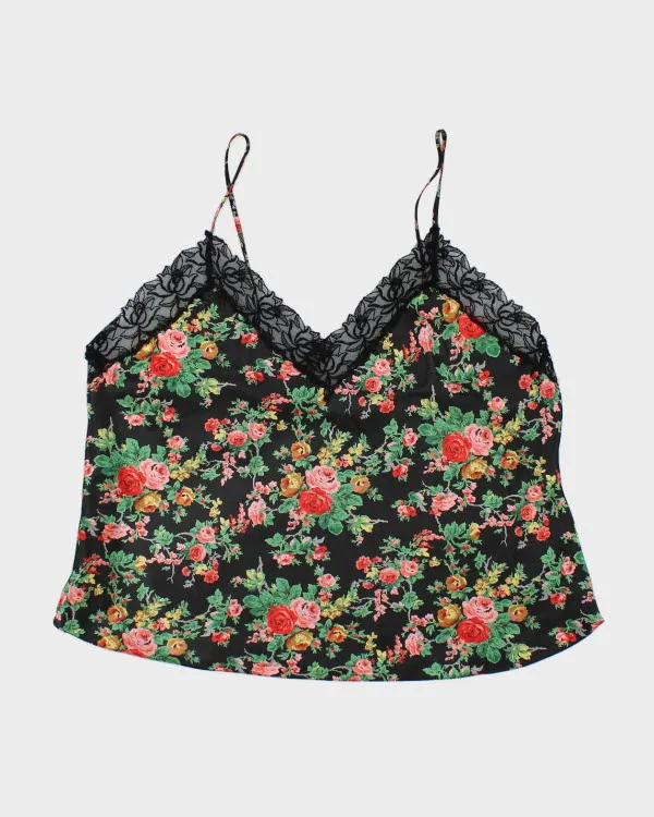 Vintage 80s Victoria's Secret Floral Cami - L sold by Rokit