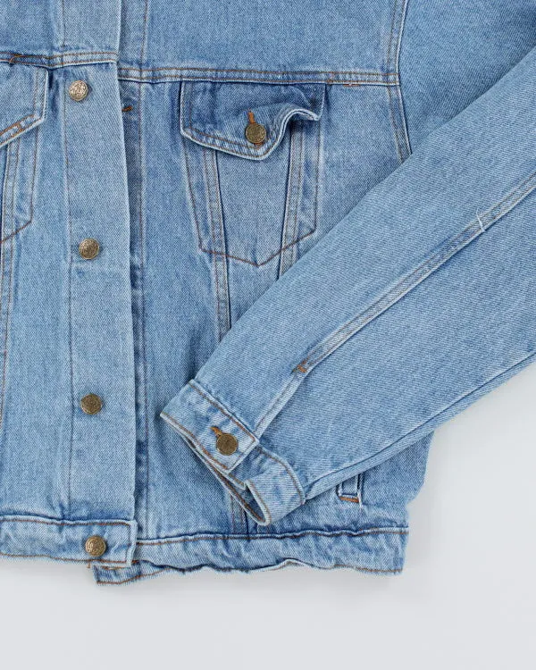 Vintage 90's ACME Looney Tunes Embroidered Denim Jacket - L sold by Rokit product image thumbnail 4