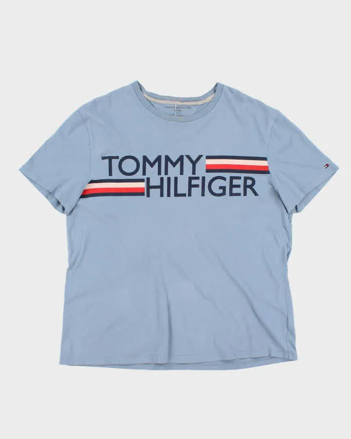 Tommy Hilfiger Blue T-Shirt - L sold by Rokit