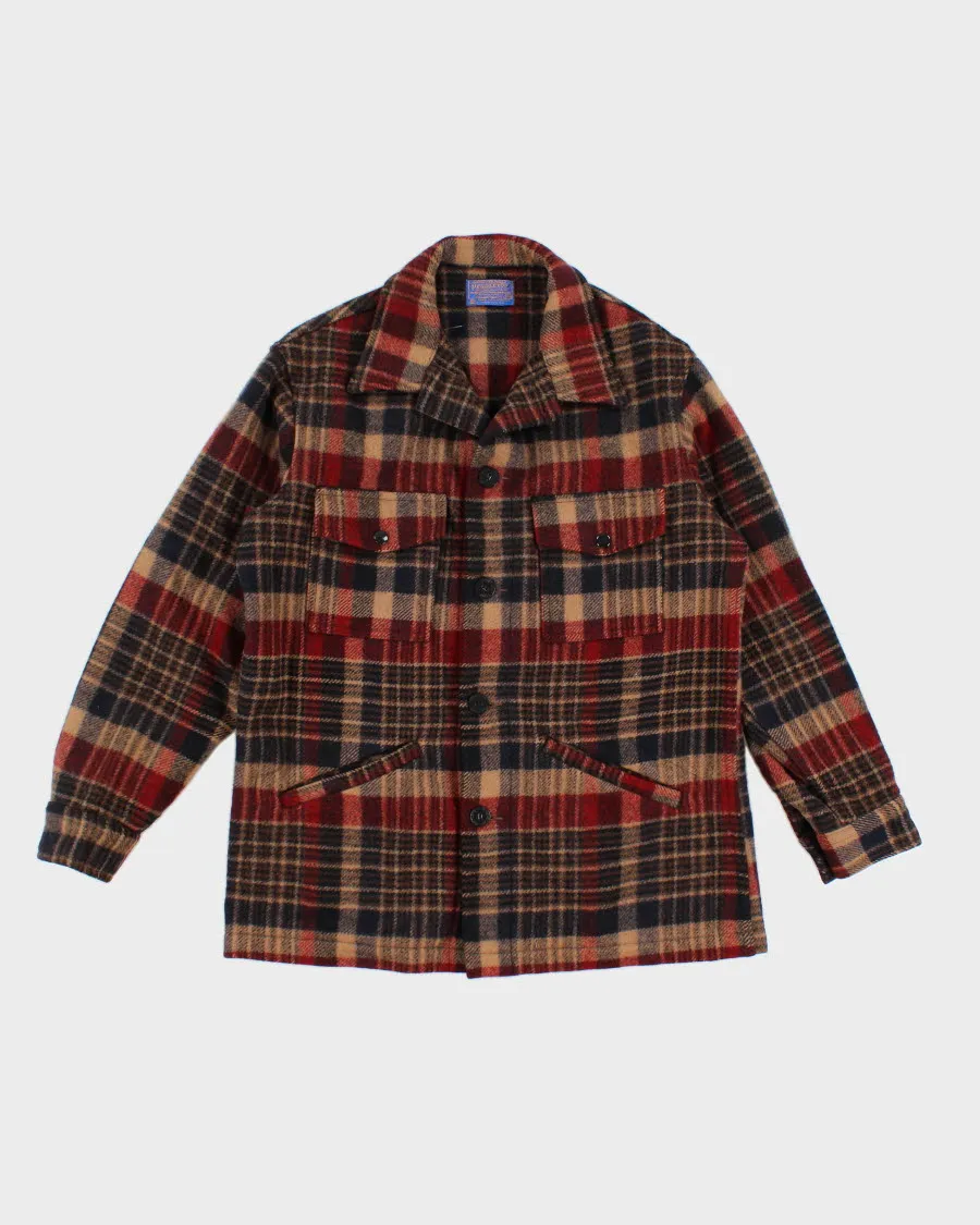 80's Vintage Men's Checked Pendleton Shirt Jacket - L sold by Rokit