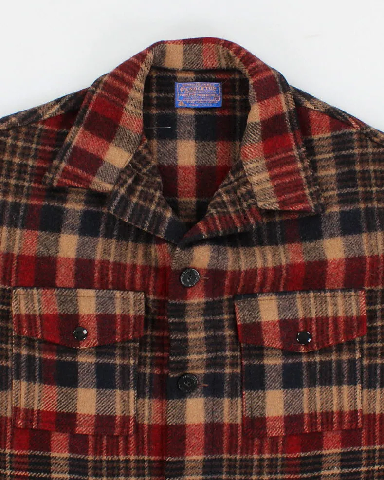 80's Vintage Men's Checked Pendleton Shirt Jacket - L sold by Rokit product image thumbnail 3