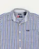 Vintage 90's Men's Chaps Striped Button Up Shirt - M sold by Rokit