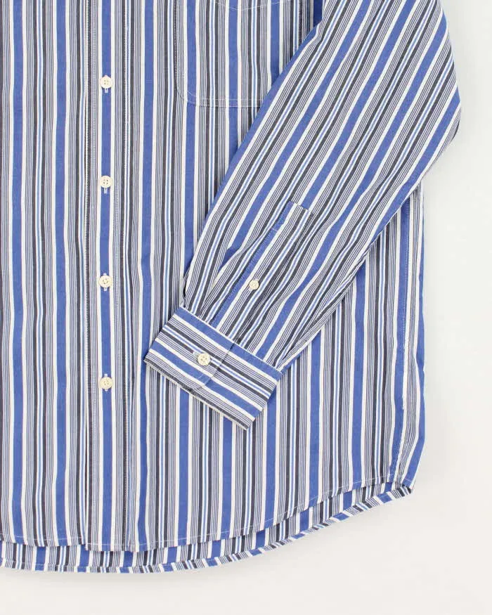 Vintage 90's Men's Chaps Striped Button Up Shirt - M sold by Rokit product image thumbnail 4