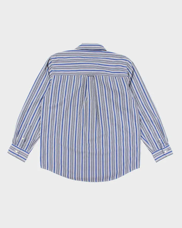 Vintage 90's Men's Chaps Striped Button Up Shirt - M sold by Rokit product image thumbnail 2