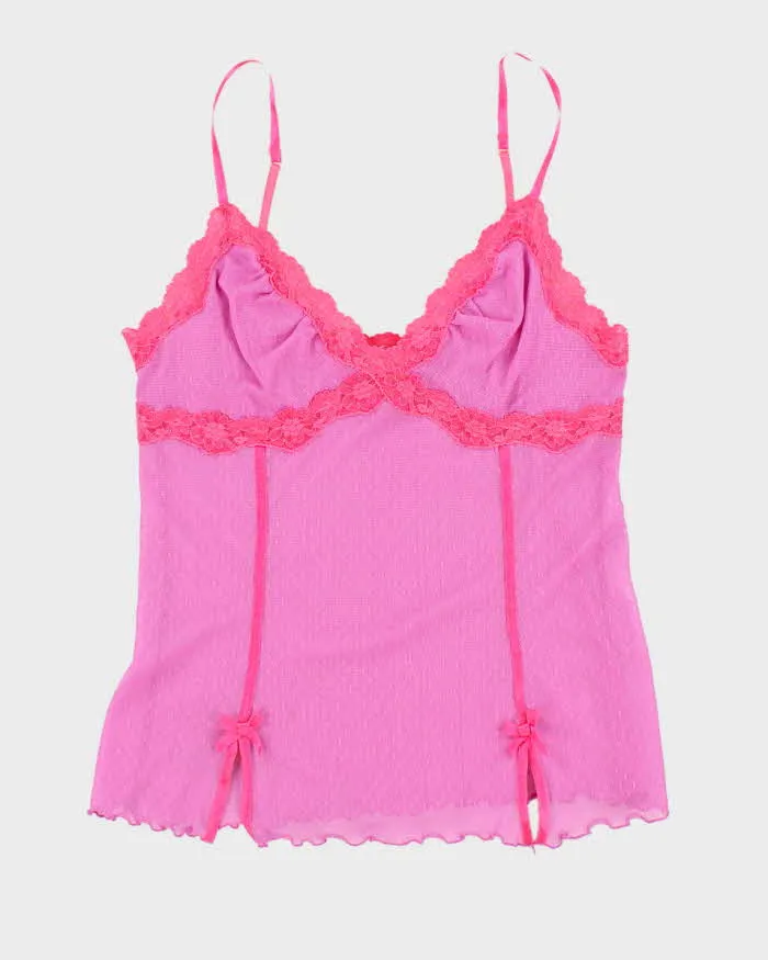 Darling Vintage 90s La Senza Lace Cami - S sold by Rokit