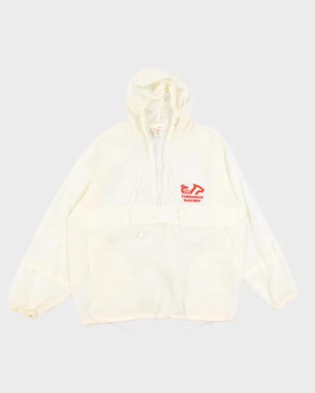 Vintage Quarter Zip Windbreaker Jacket - M sold by Rokit
