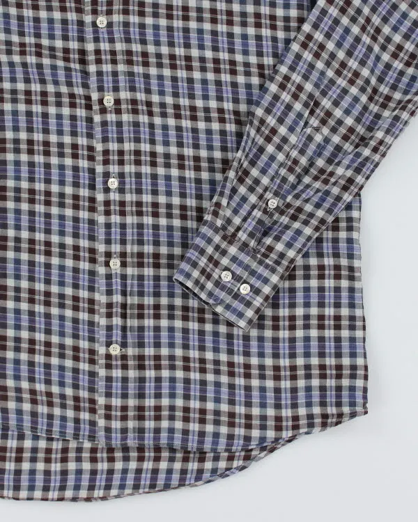 Y2k 00s Etro Check Shirt - M sold by Rokit product image thumbnail 4