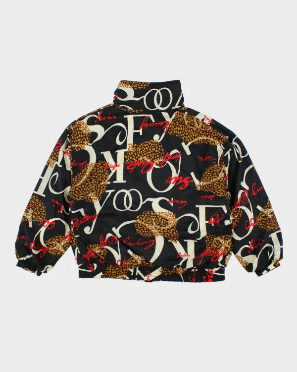 Vintage 90's Active Studio All Over Print Bomber Jacket - L sold by Rokit product image thumbnail 2