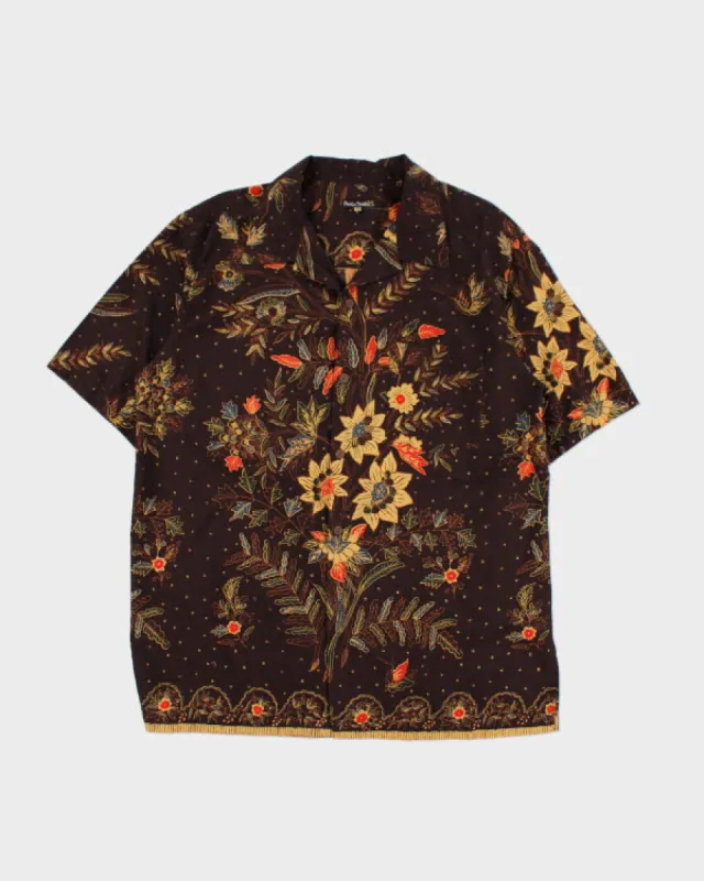 PitheCan Thropus Brown Pattern Shirt - XL sold by Rokit