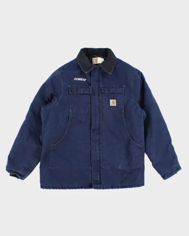 Men's Vintage Blue Carhartt Jacket - XXL sold by Rokit