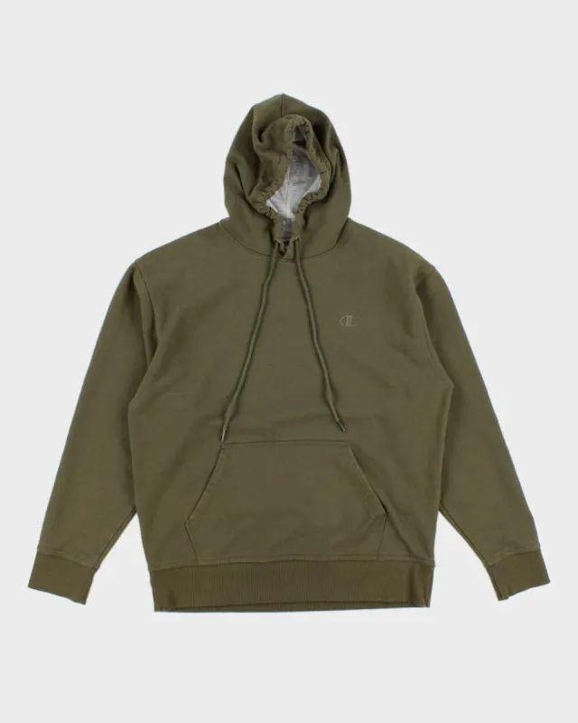 Champion Green Hoodie - L sold by Rokit
