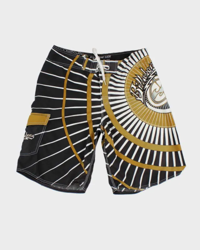 Vintage Y2K Billabong All Over Print Board Cargo Shorts - W26 L9 sold by Rokit