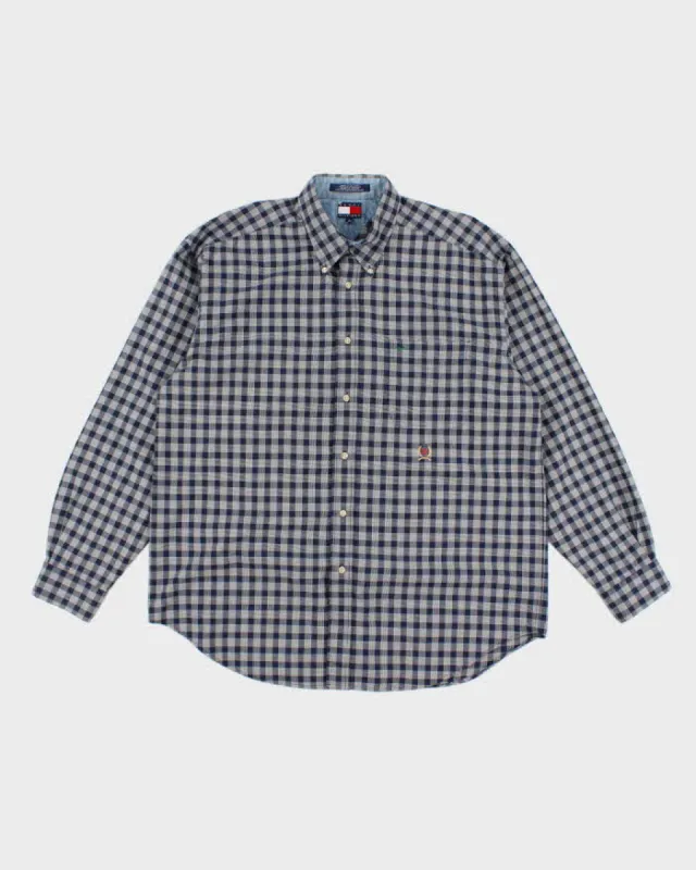Vintage 90s Tommy Hilfiger Check Shirt - L sold by Rokit