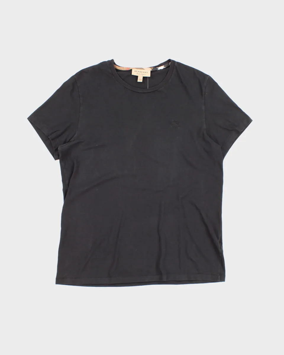 Vintage 00s Burberry Logo Embroidery T-Shirt - M/L sold by Rokit