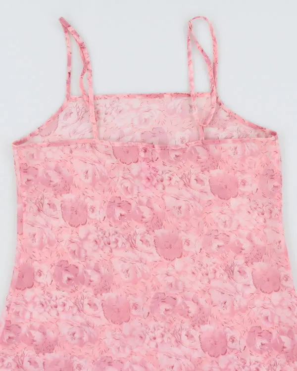 Vintage 90s La Vie En Rose Mesh Slip Dress - M sold by Rokit product image thumbnail 4