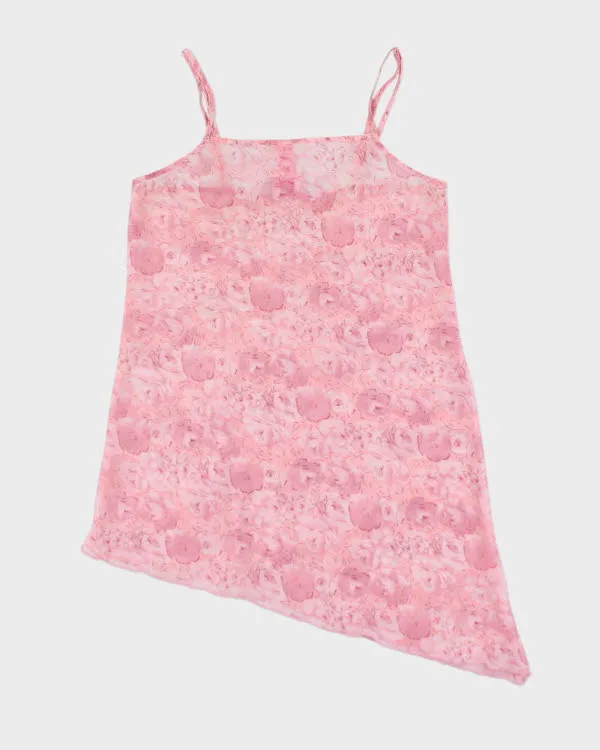 Vintage 90s La Vie En Rose Mesh Slip Dress - M sold by Rokit