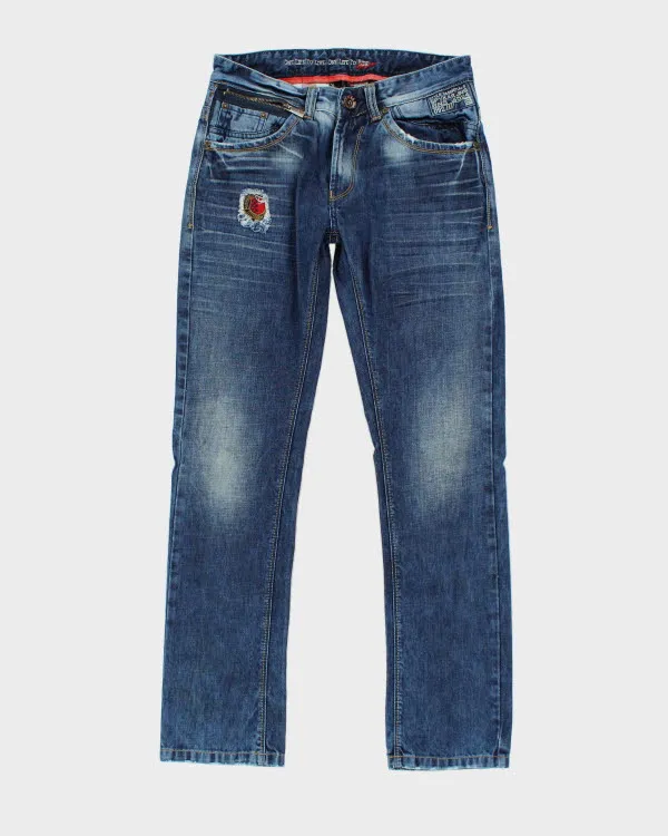Vintage Y2K Spykar Straight Leg Dark Wash Jeans - W30 L31 sold by Rokit