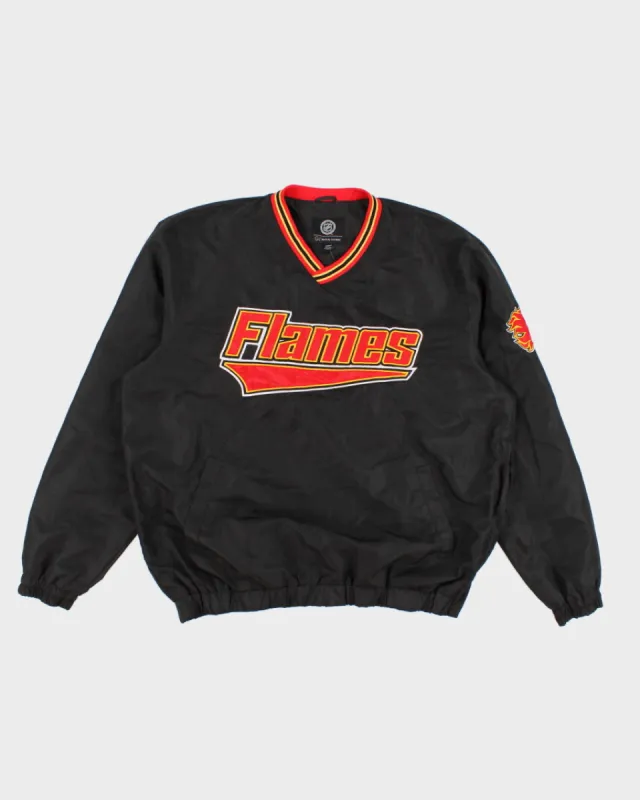 Vintage Men's Calgary Flames Track Jacket - L sold by Rokit