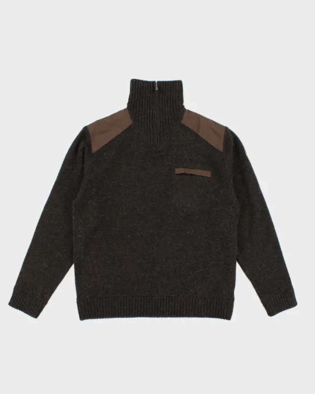 Fjall Raven Tech Detailed Wool Jumper - L sold by Rokit