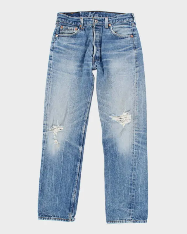 Men's Vintage Levi's 501 Medium Wash Jeans - W30 L28 sold by Rokit
