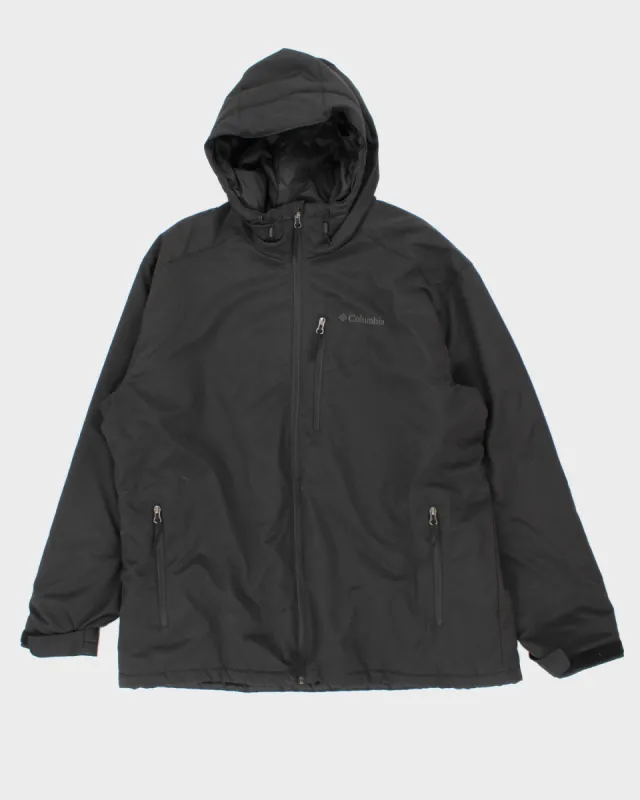 Columbia Black Hooded Jacket - XL sold by Rokit