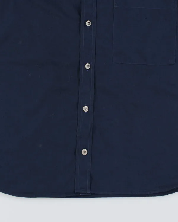 Vintage Versace Navy Shirt - L sold by Rokit product image thumbnail 4