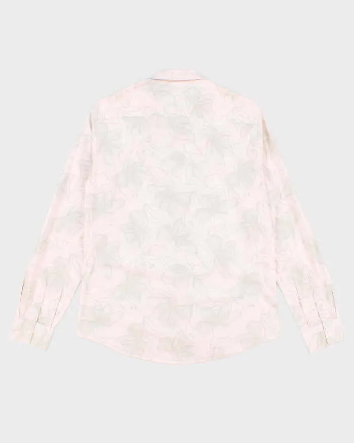 Mens Pink Floral Print Armani Exchange Shirt - L sold by Rokit product image thumbnail 2